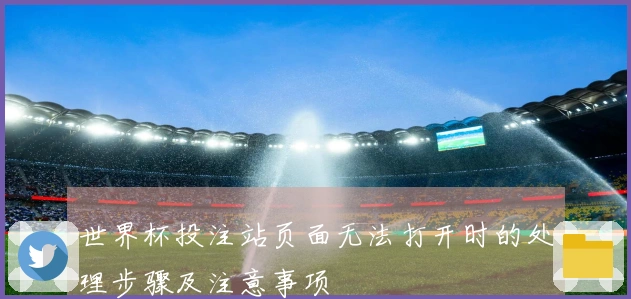 世界杯投注站页面无法打开时的处理步骤及注意事项